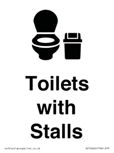 Toilets: Stalls with Sanitary Bin